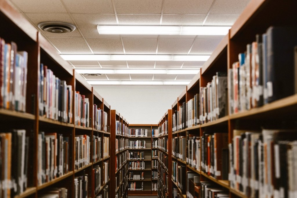 Free library shelves many books